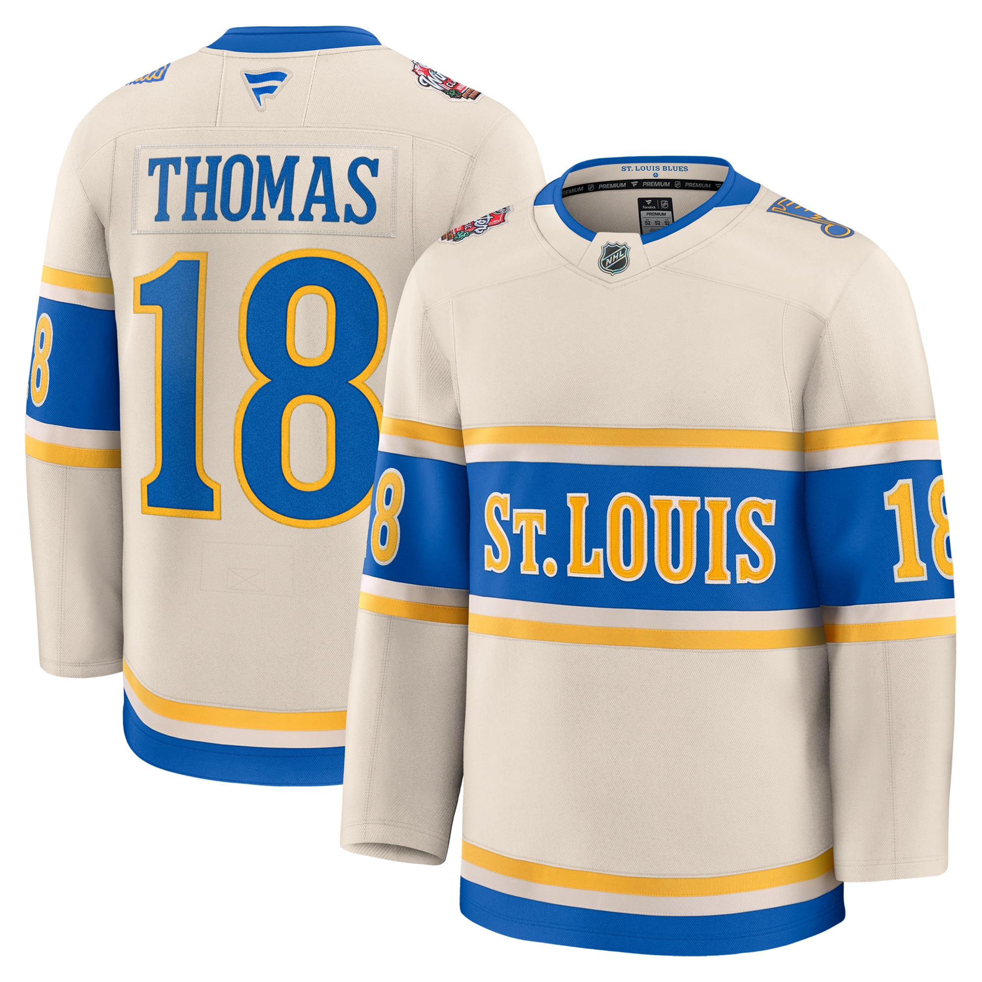 Robert Thomas St. Louis Blues Fanatics 2025 NHL Winter Classic 