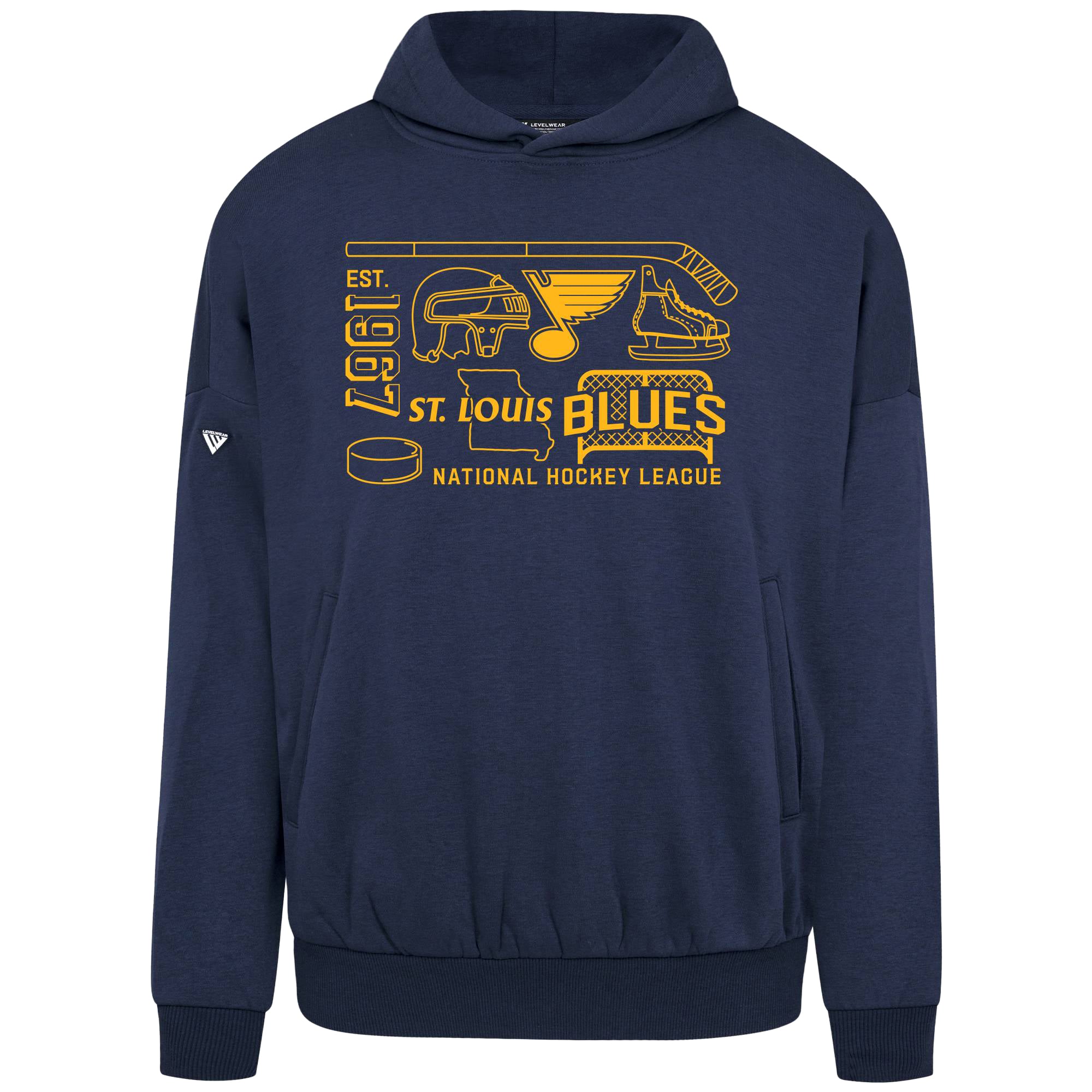 St. Louis Blues Dosenkühler – We All Bleed Blue, Aus Neopren, Offiziell Lizenziert