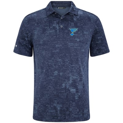  St. Louis Blues Levelwear Data Polo - Navy
