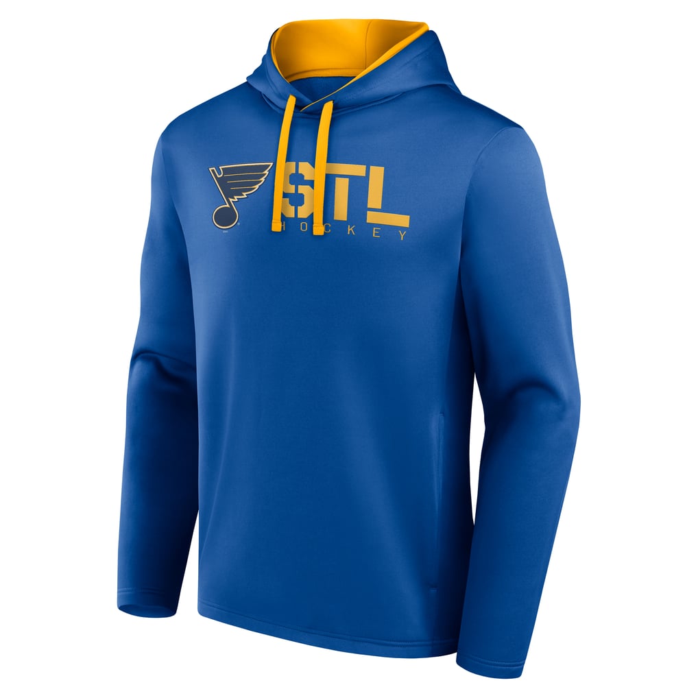 St. Louis Blues Logo Athletic Head Start Pullover Hoodie - Blue