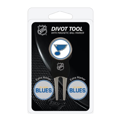 St. Louis Blues Golf Divot Tool Pack with 3 Magnetic Markers
