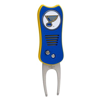 St. Louis Blues Switchblade Divot Tool With Magnetic Ball Marker