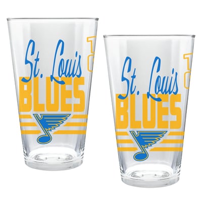 St. Louis Blues Two-Piece 16oz. Heritage Pint Glass Set
