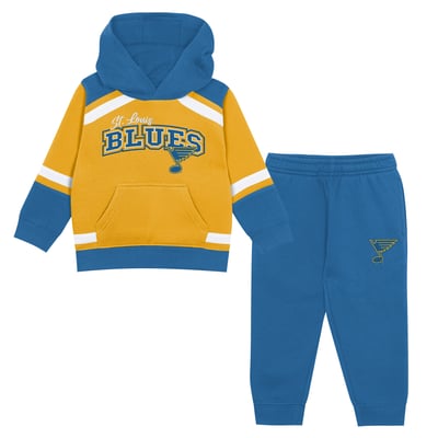 St. Louis Blues Outerstuff Toddler Ice Explorer Hoodie & Pants Set - Gold/Blue