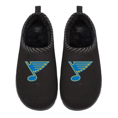 St. Louis Blues ISlide Unisex Primary Logo Mission Slipper - Black
