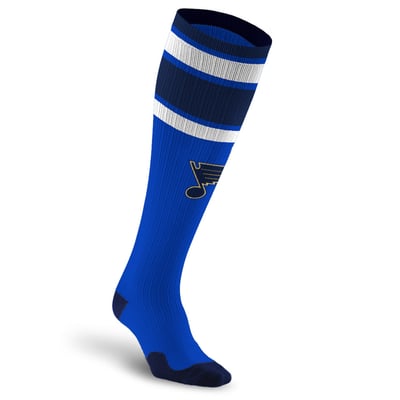 St. Louis Blues PRO Compression Unisex  Classic Stripe Over-the-Calf Compression Socks