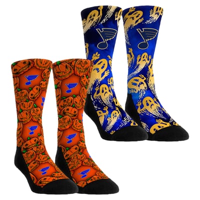 St. Louis Blues Rock Em Socks Unisex Halloween Crew Socks 2-Pack Set