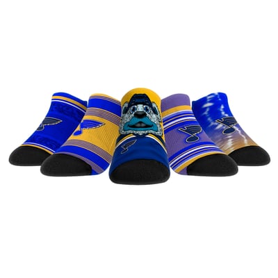  St. Louis Blues Rock Em Unisex Super Fan Five-Pack Low-Cut Socks Set - 