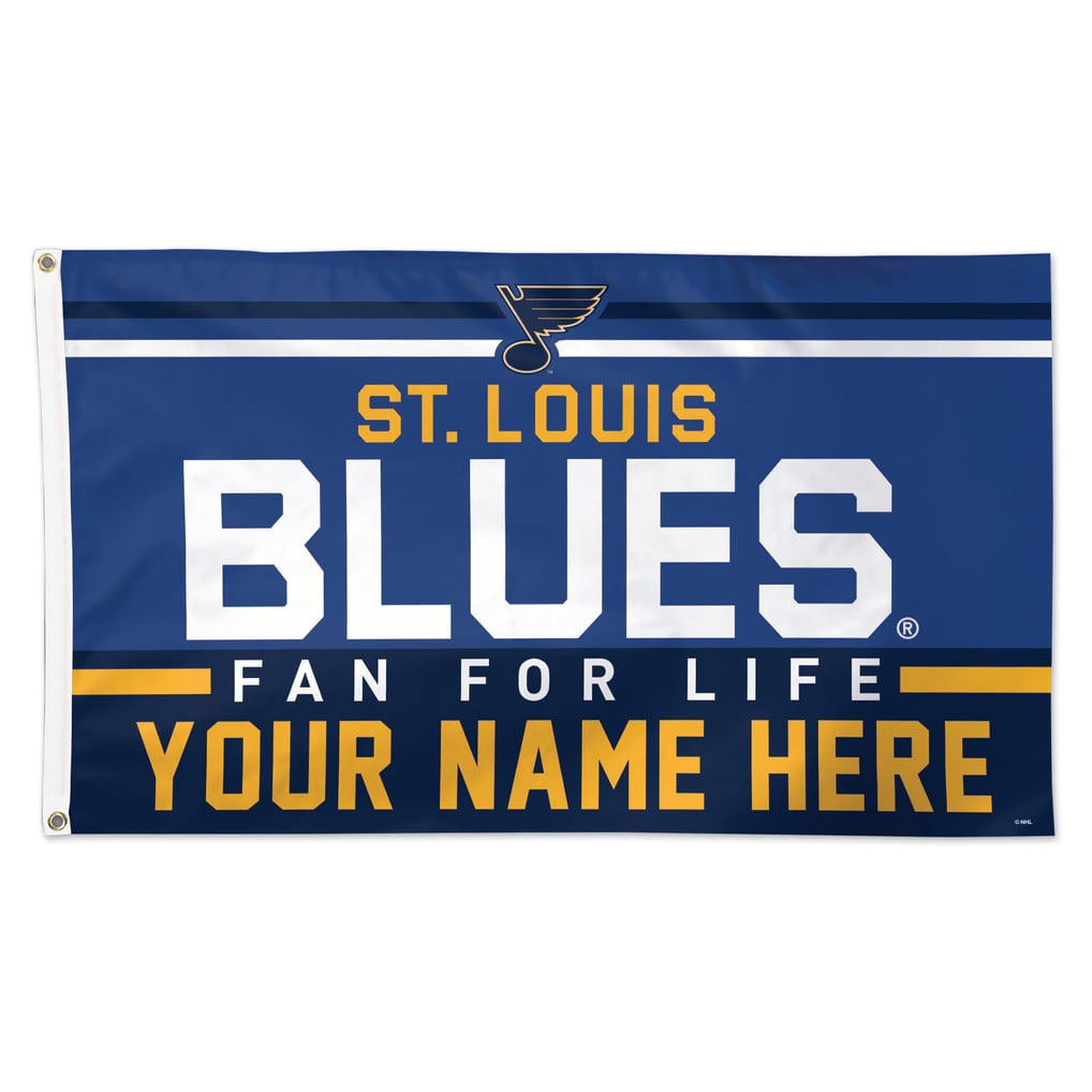 St. Louis Blues WinCraft 3' x 5' One-Sided Deluxe Personalized Flag