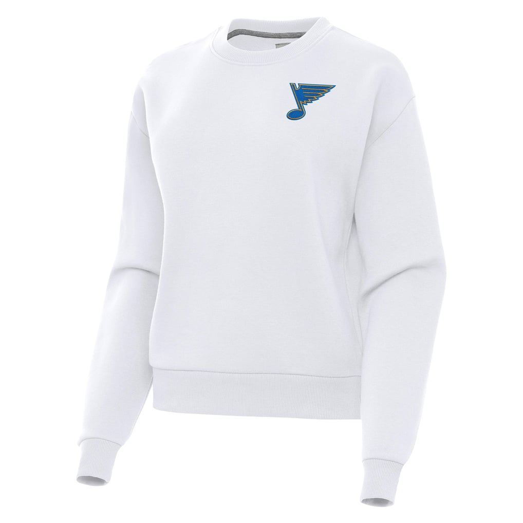 St. Louis Blues Antigua Women's Victory Pullover Sweatshirt - White