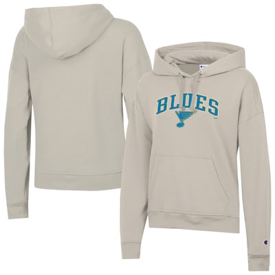 St. Louis Blues Champion Women's  Arch Logo Hoodie - Oatmeal