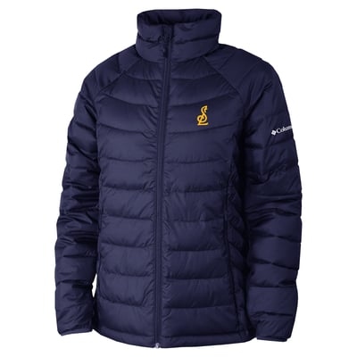  St. Louis Blues Columbia Women's Omni-Heat Powder Lite II Raglan Full-Zip Jacket - Navy