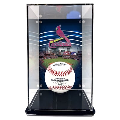  St. Louis Cardinals Fanatics Authentic Tall Baseball Display Case with Image