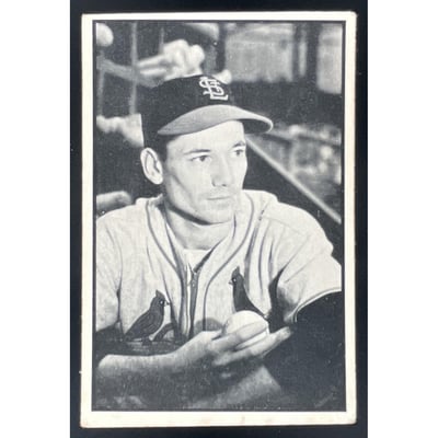 1953 Bowman Black & White #16 Stu Miller RC