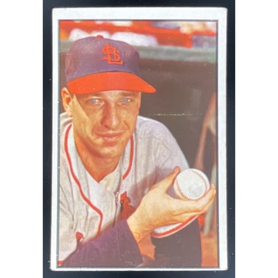 1953 Bowman Color #17 Jerry Staley