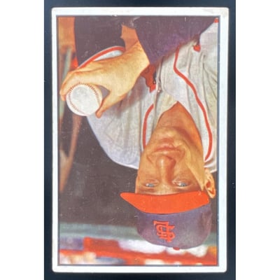 1953 Bowman Color #17 Jerry Staley