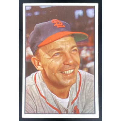1953 Bowman Color #49 Eddie Stanky