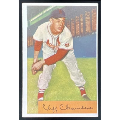 1954 Bowman #126 Cliff Chambers