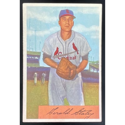 1954 Bowman #14 Gerald Staley