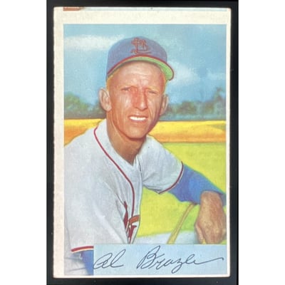 1954 Bowman #142 Al Brazle