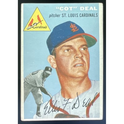 1954 Topps #192 Cot Deal