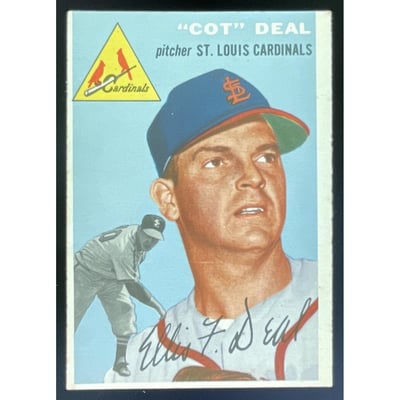 1954 Topps #192 Cot Deal