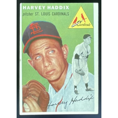 1954 Topps #9 Harvey Haddix