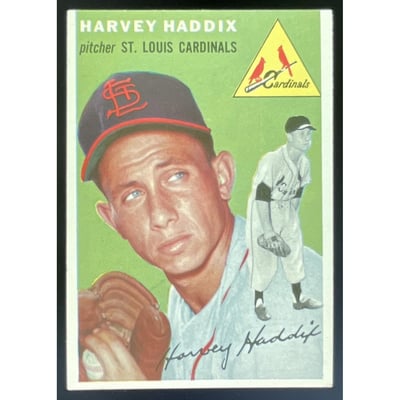 1954 Topps #9 Harvey Haddix