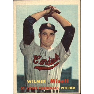 1957 Topps #113 Wilmer Mizell