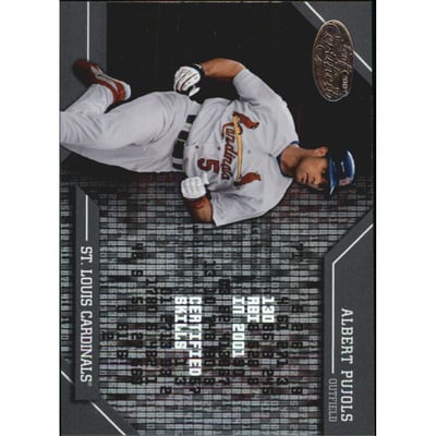 2002 Leaf Certified Skills #CS11 Albert Pujols