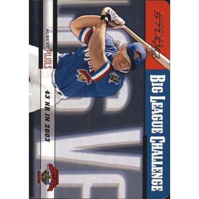 2004 Studio Big League Challenge Die Cut #2 Albert Pujols Right