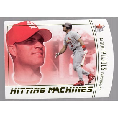 2004 Ultra Hitting Machines Die Cut #1 Albert Pujols