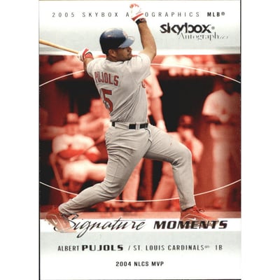 2005 SkyBox Autographics Signature Moments #5 Albert Pujols