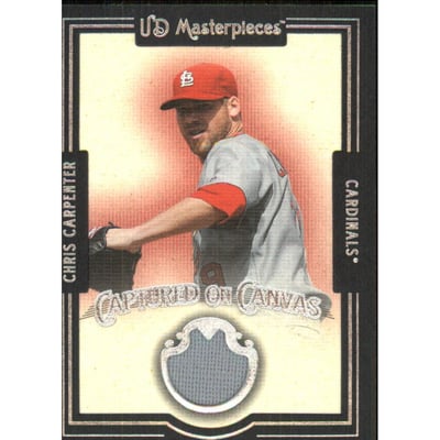 2007 UD Masterpieces Captured on Canvas #CA Chris Carpenter
