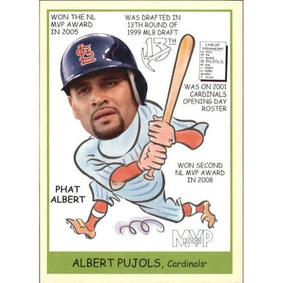 2009 Upper Deck Goudey #270 Albert Pujols HU SP