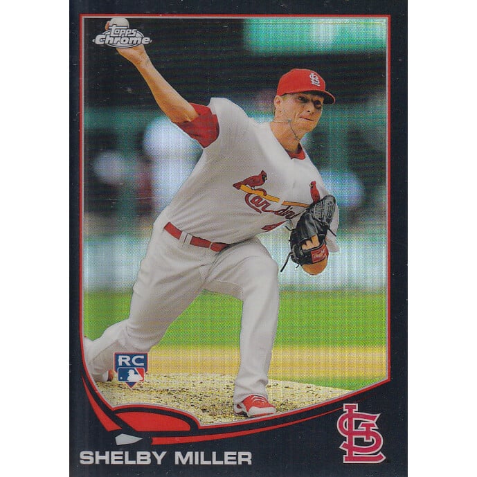 2013 Topps Chrome Black Refractors #80 Shelby Miller