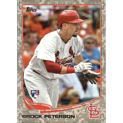 2013 Topps Update Camo #US282 Brock Peterson