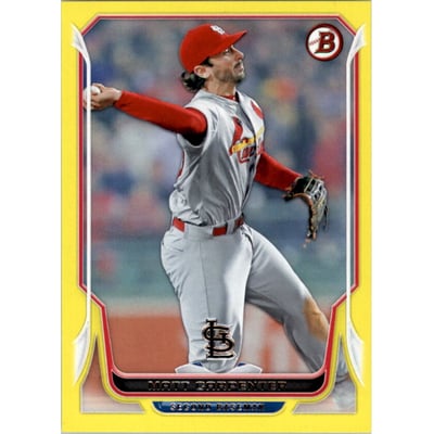 2014 Bowman Yellow #166 Matt Carpenter