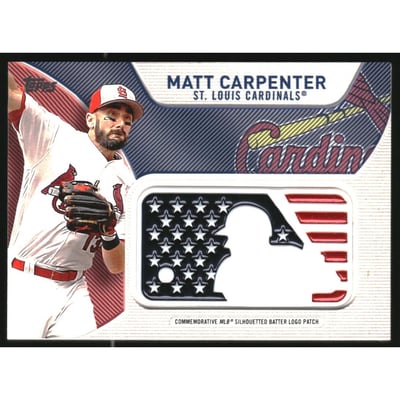 2017 Topps Independence Day MLB Logo Patch #IDMLMCR Matt Carpenter