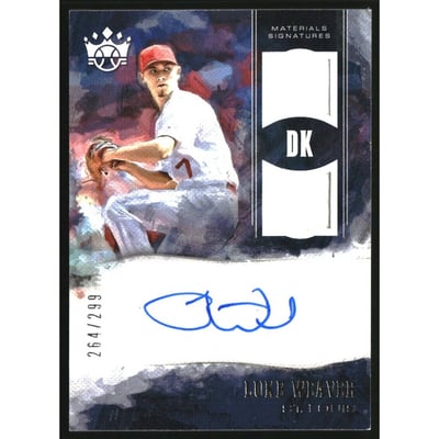 2018 Diamond Kings DK Materials Signatures #36 Luke Weaver/299