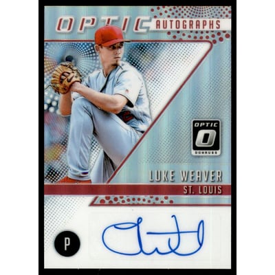 2018 Donruss Optic Autographs #19 Luke Weaver