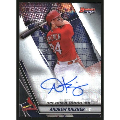 2019 Bowman's Best Best of '19 Autographs #B19AK Andrew Knizner