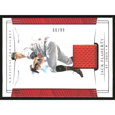 2019 Panini National Treasures #160 Jack Flaherty JSY/99