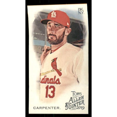 2019 Topps Allen and Ginter Mini No Number #230 Matt Carpenter