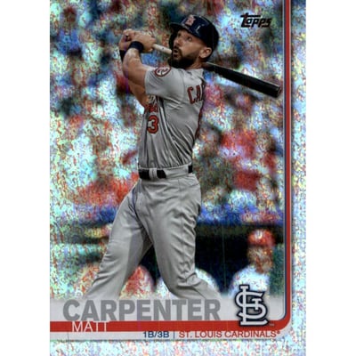 2019 Topps Factory Set Sparkle Foil #84 Matt Carpenter