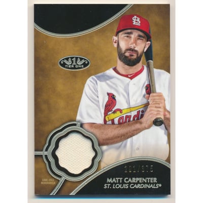 2019 Topps Tier One Relics #T1RMCA Matt Carpenter/375