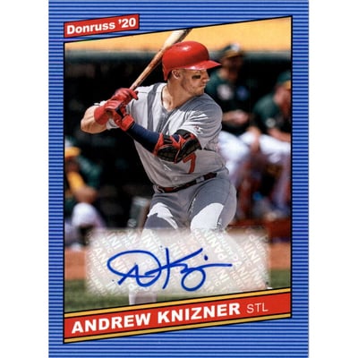 2020 Donruss Retro '86 Signatures #67 Andrew Knizner