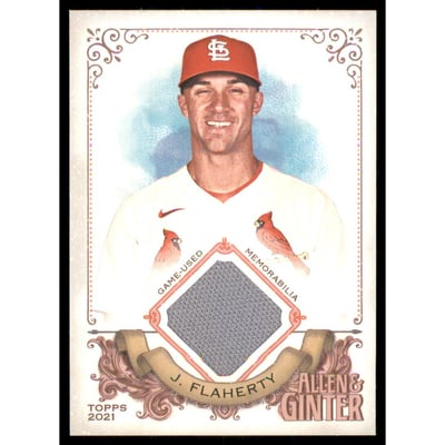2021 Topps Allen and Ginter Relics #AGAJFA Jack Flaherty