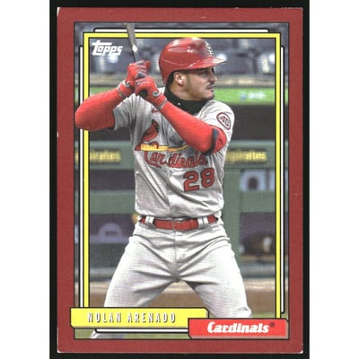 2021 Topps Update '92 Topps Redux Red #T9243 Nolan Arenado