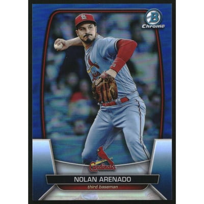 2023 Bowman Chrome Blue Refractors #62 Nolan Arenado